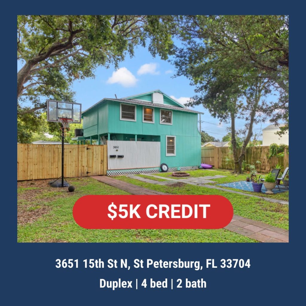 duplex Magnolia Heights St Pete