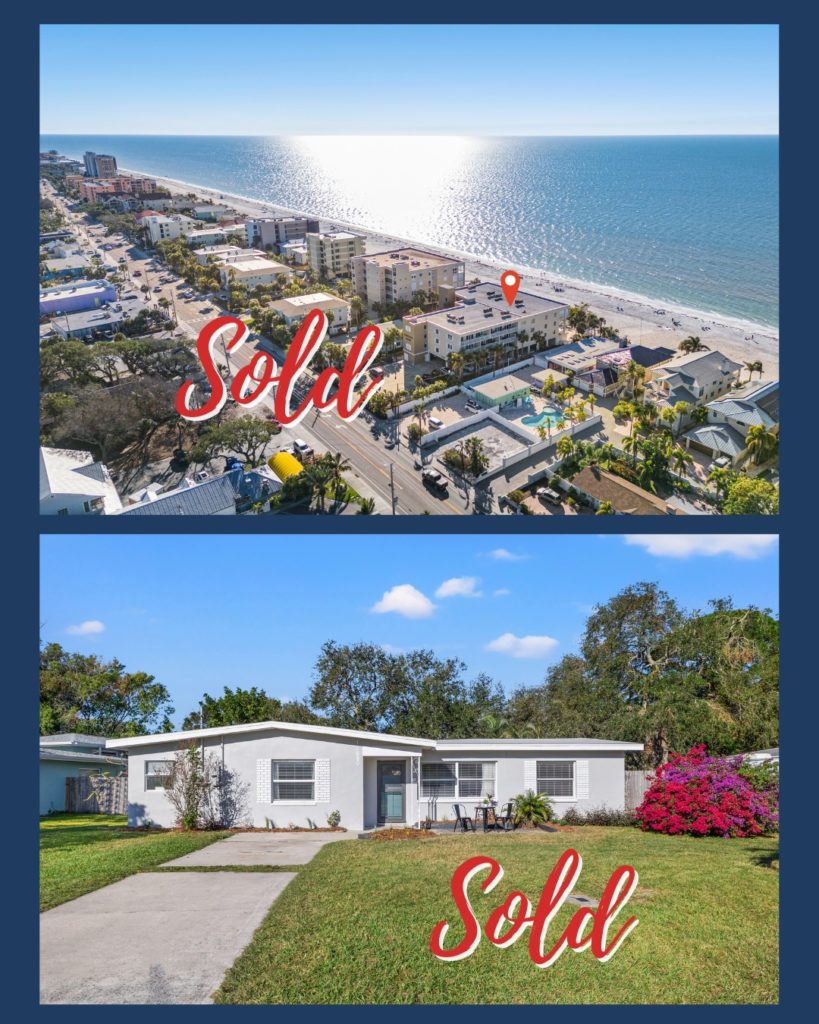 Indian Rock Beach condo and Largo home SOLD